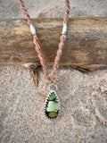 Bao Canyon Turquoise Macrame Necklace